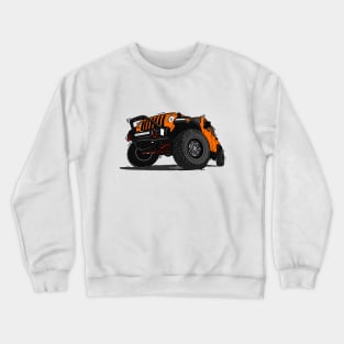 Orange Jeep Illustration Crewneck Sweatshirt